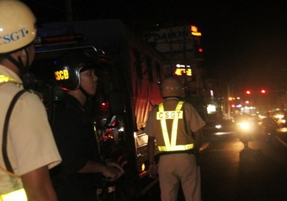 CSGT bị hai thanh niên tấn công sau cuộc rượt đuổi ảnh 1