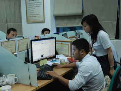 Một góc phòng làm việc của Viện. Một góc phòng làm việc của Viện