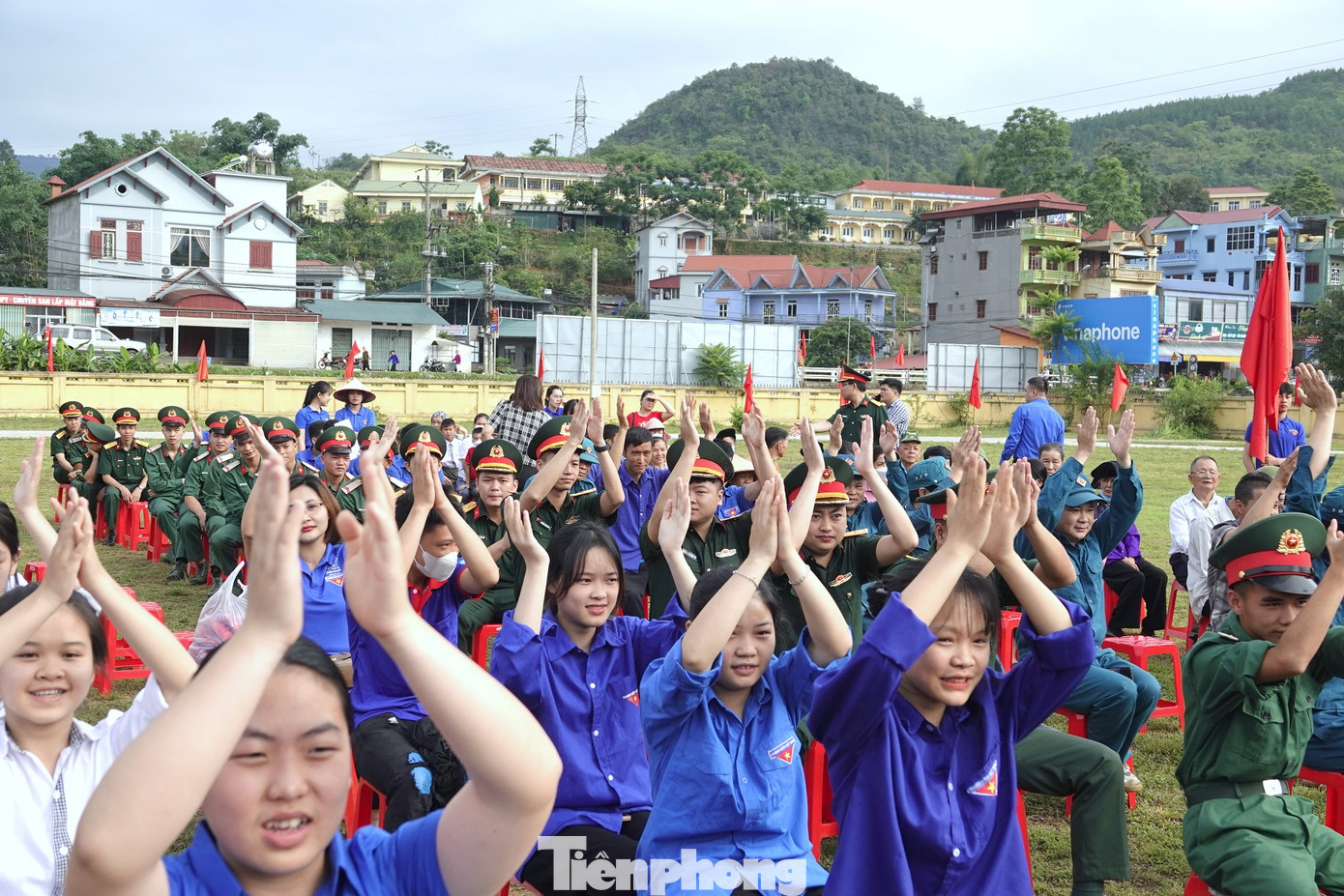 Quang cảnh lễ phát động ra quân chiến dịch, sáng 7/6.
