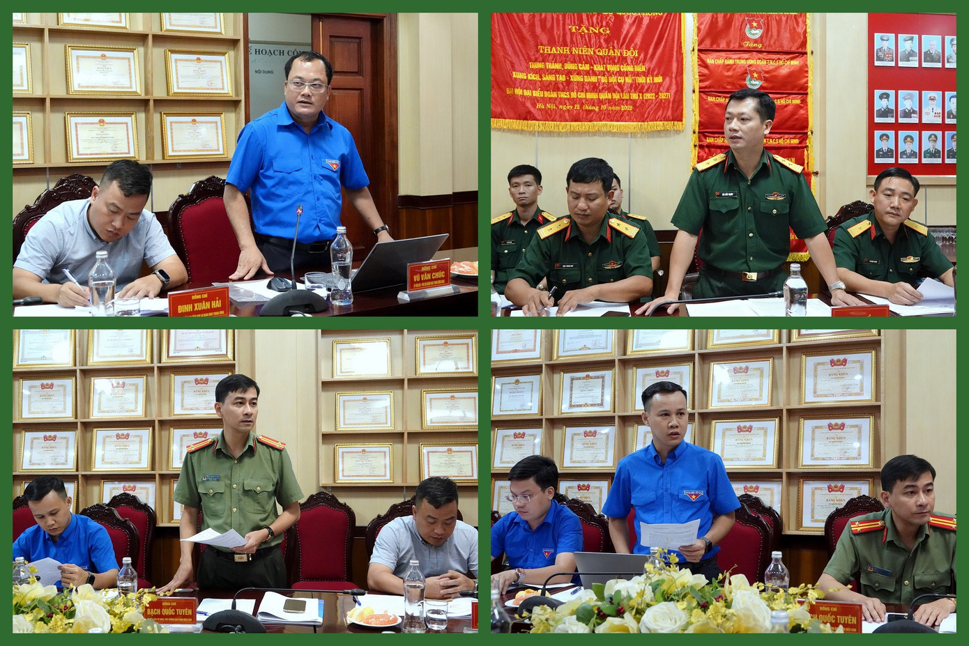 Các đại biểu dự hội nghị đã đóng góp nhiều ý kiến thảo luận tâm huyết nhằm nâng cao chỉ tiêu và hiệu quả triển khai, thực hiện Nghị quyết ĐH Đoàn toàn quốc trong thời gian tới. Các đại biểu dự hội nghị đã đóng góp nhiều ý kiến thảo luận tâm huyết nhằm nâng cao chỉ tiêu và hiệu quả triển khai, thực hiện Nghị quyết ĐH Đoàn toàn quốc trong thời gian tới.