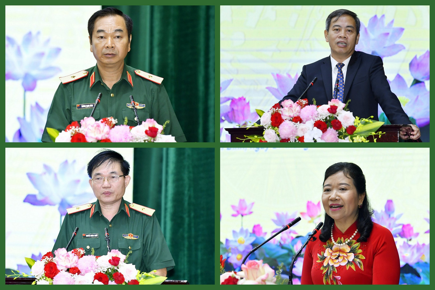 Lãnh đạo các cơ quan, đơn vị tham dự tọa đàm phát biểu ý kiến.