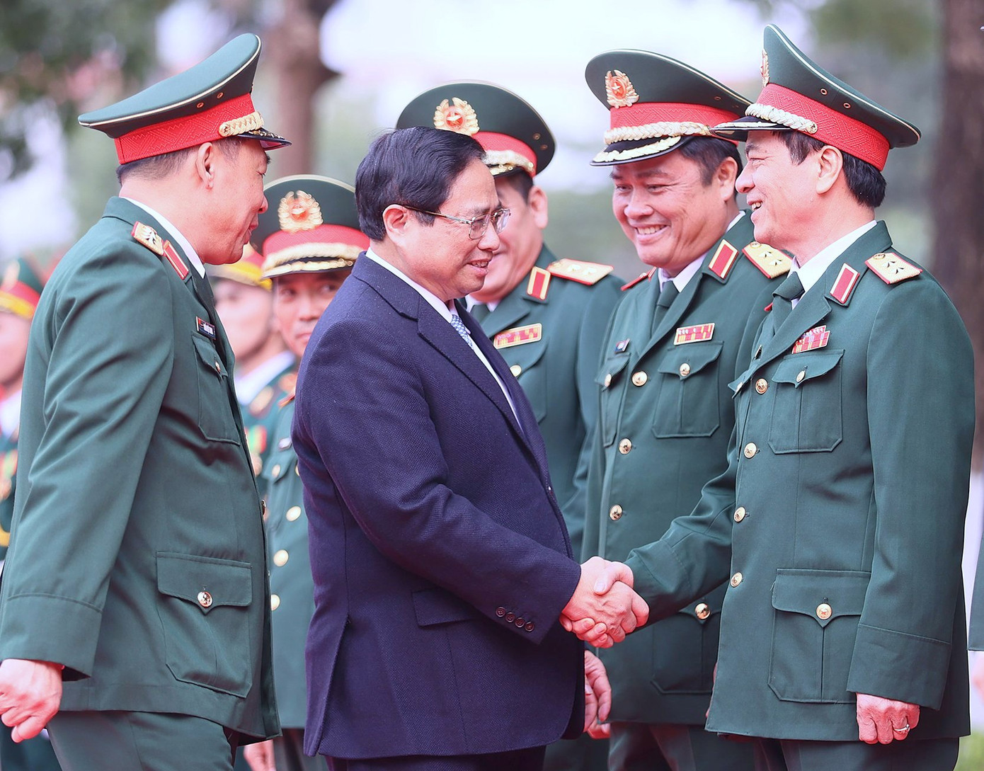 Thủ tướng Chính phủ Phạm Minh Chính tin tưởng, Học viện Quốc phòng sẽ tiếp tục đổi mới, phát triển mạnh mẽ, hoàn thành tốt nhiệm vụ mà Đảng, Nhà nước, Quân đội tin cậy, giao phó, đóng góp tích cực vào sự nghiệp xây dựng và bảo vệ Tổ quốc trong tình hình mới. Thủ tướng Chính phủ Phạm Minh Chính tin tưởng, Học viện Quốc phòng sẽ tiếp tục đổi mới, phát triển mạnh mẽ, hoàn thành tốt nhiệm vụ mà Đảng, Nhà nước, Quân đội tin cậy, giao phó, đóng góp tích cực vào sự nghiệp xây dựng và bảo vệ Tổ quốc trong tình hình mới.