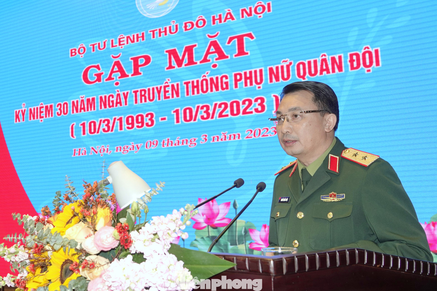 Phát biểu tại chương trình, Trung tướng Nguyễn Quốc Duyệt đã biểu dương, đánh giá cao những đóng góp, cống hiến của phụ nữ BTL Thủ đô trong những năm qua. Phát biểu tại chương trình, Trung tướng Nguyễn Quốc Duyệt đã biểu dương, đánh giá cao những đóng góp, cống hiến của phụ nữ BTL Thủ đô trong những năm qua.