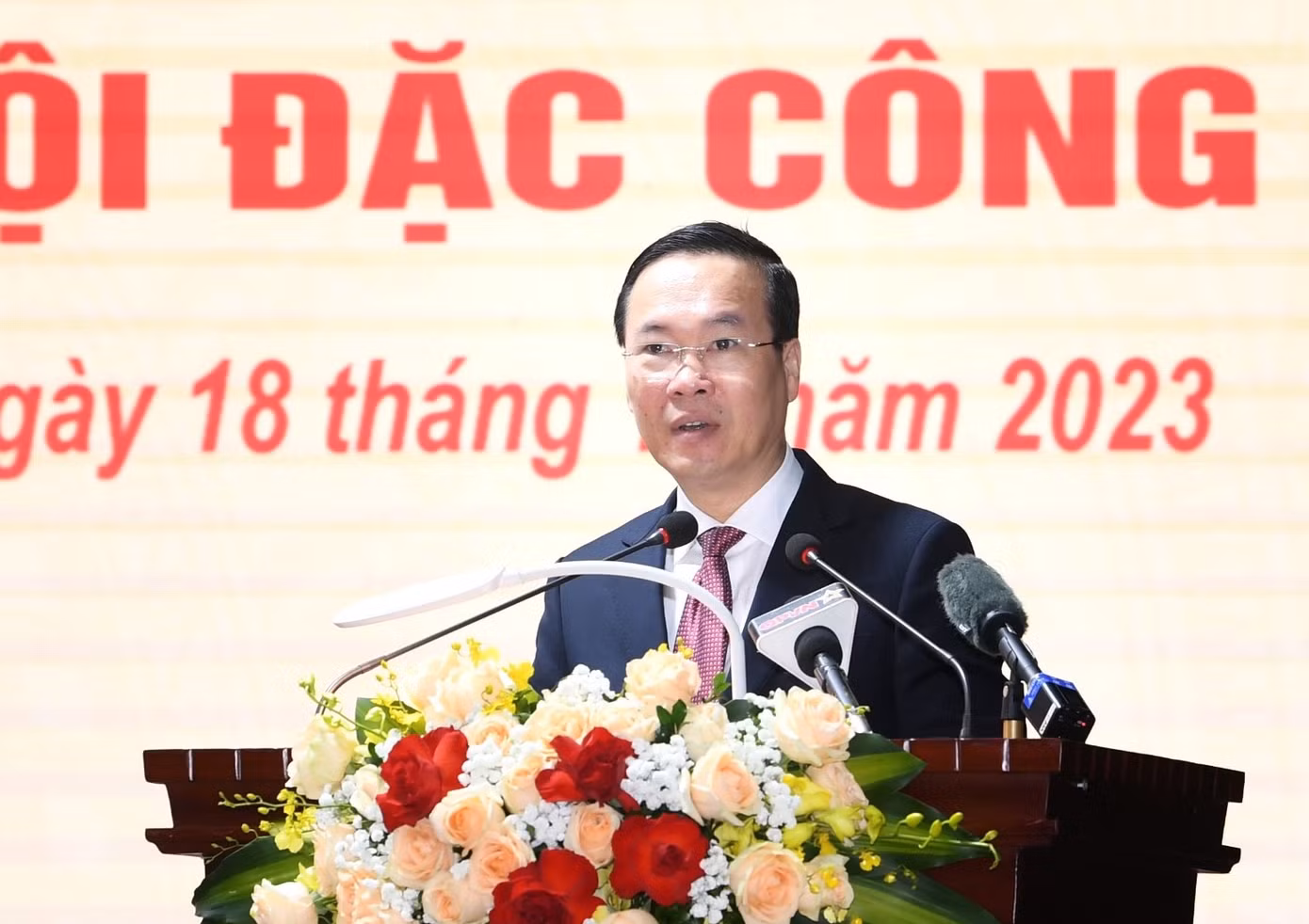 Chủ tịch nước Võ Văn Thưởng phát biểu tại buổi làm việc với Binh chủng Đặc công.