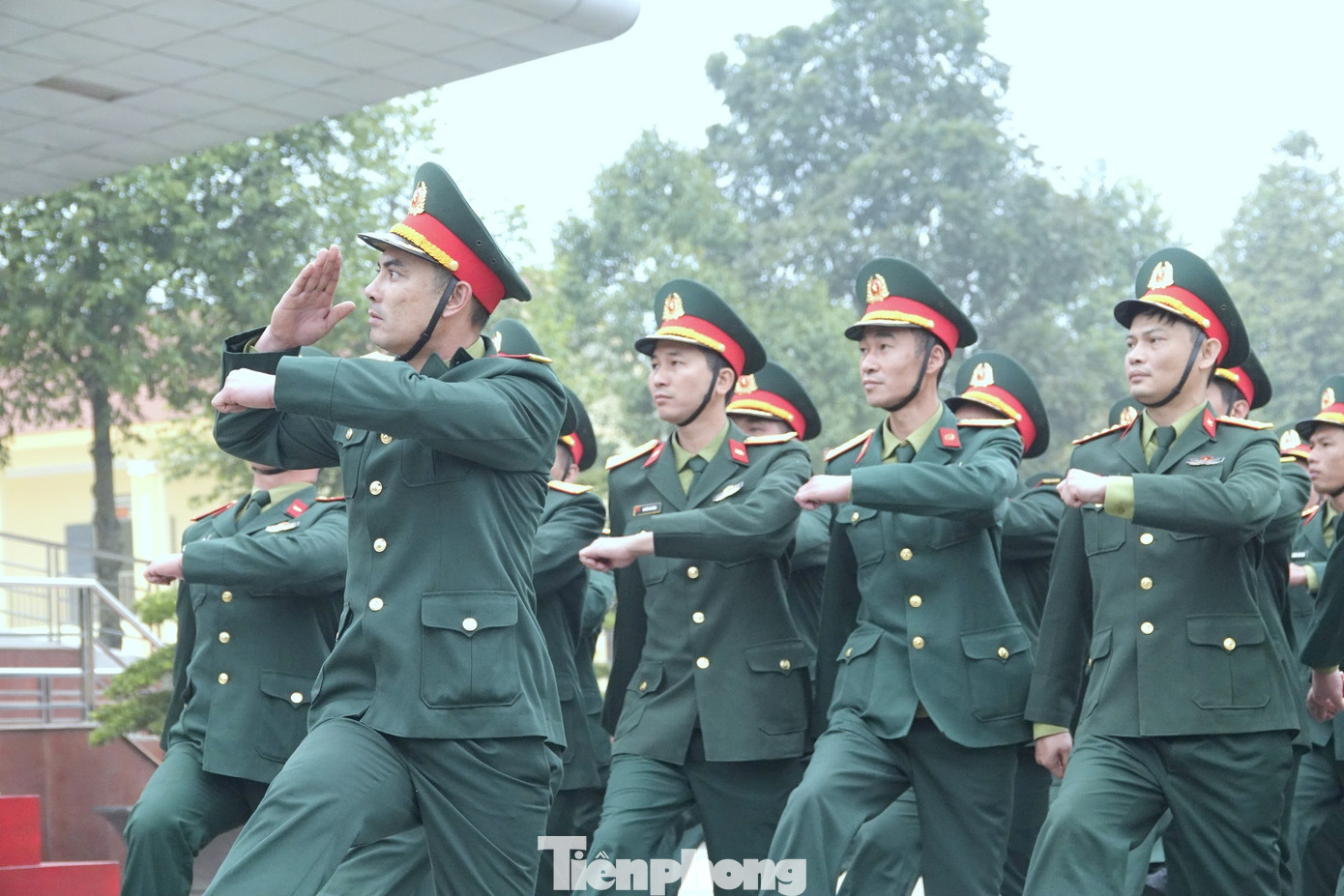 Khối sỹ quan, quân nhân chuyên nghiệp 4 cơ quan Trung đoàn, là những cán bộ Tham mưu, Chính trị, Hậu cần, Kỹ thuật được đào tạo cơ bản từ các học viện, nhà trường trong Quân đội.