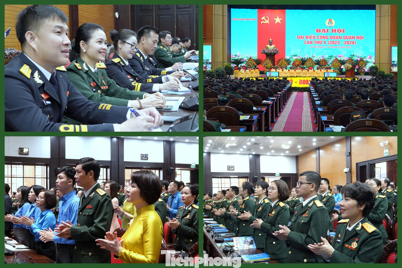 Quang cảnh ĐH trong phiên khai mạc, sáng 18/10. Quang cảnh ĐH trong phiên khai mạc, sáng 18/10.