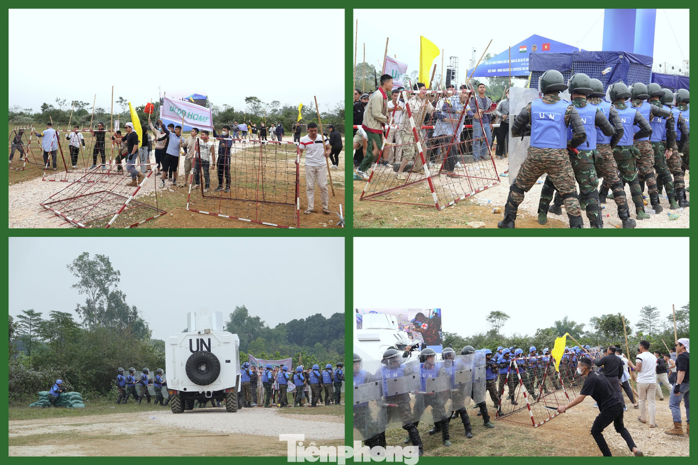 Tình huống trấn áp đám đông biểu tình. Tình huống trấn áp đám đông biểu tình.