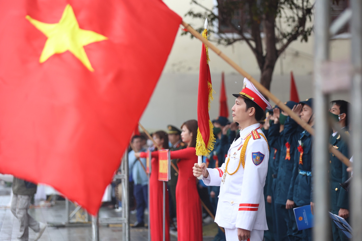 Lễ giao nhận quân năm 2023 được các địa phương trên địa bàn thành phố Hà Nội tổ chức trang trọng, ý nghĩa vào sáng 6/2