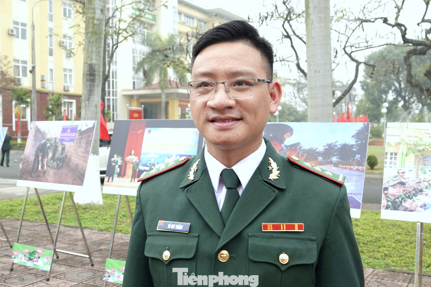 Thượng úy Võ Huy Thắng. Ảnh: Nguyễn Minh Thượng úy Võ Huy Thắng. Ảnh: Nguyễn Minh