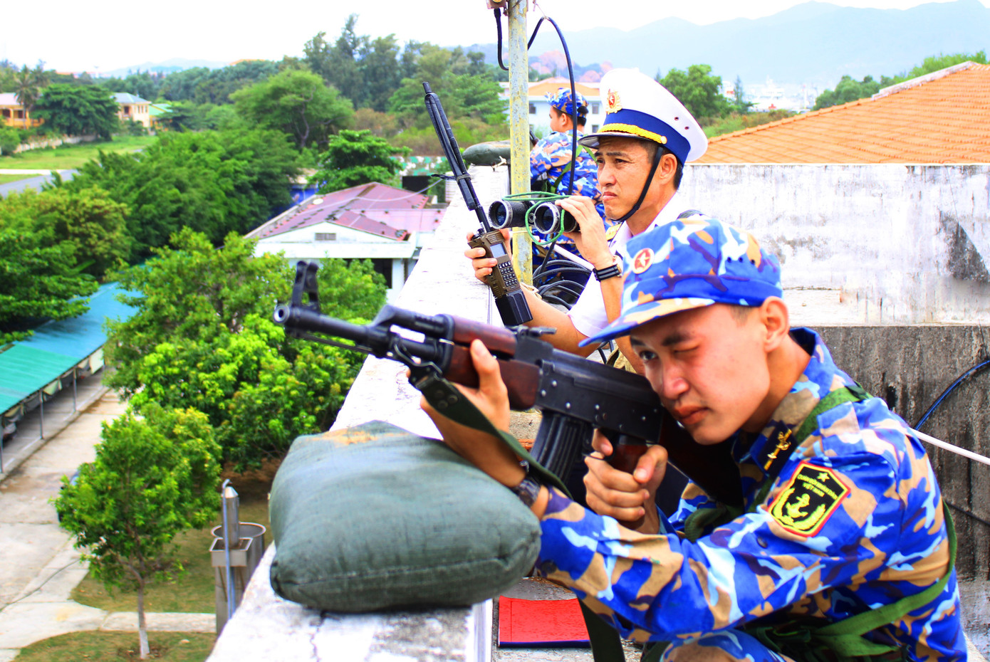 Kiểm tra công tác sẵn sàng chiến đấu phòng không của Vùng 4 Hải quân.