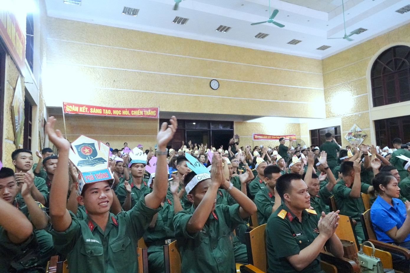 Hội thi thu hút sự hưởng ứng của đông đảo ĐVTN Trung đoàn 141 và đơn vị kết nghĩa.