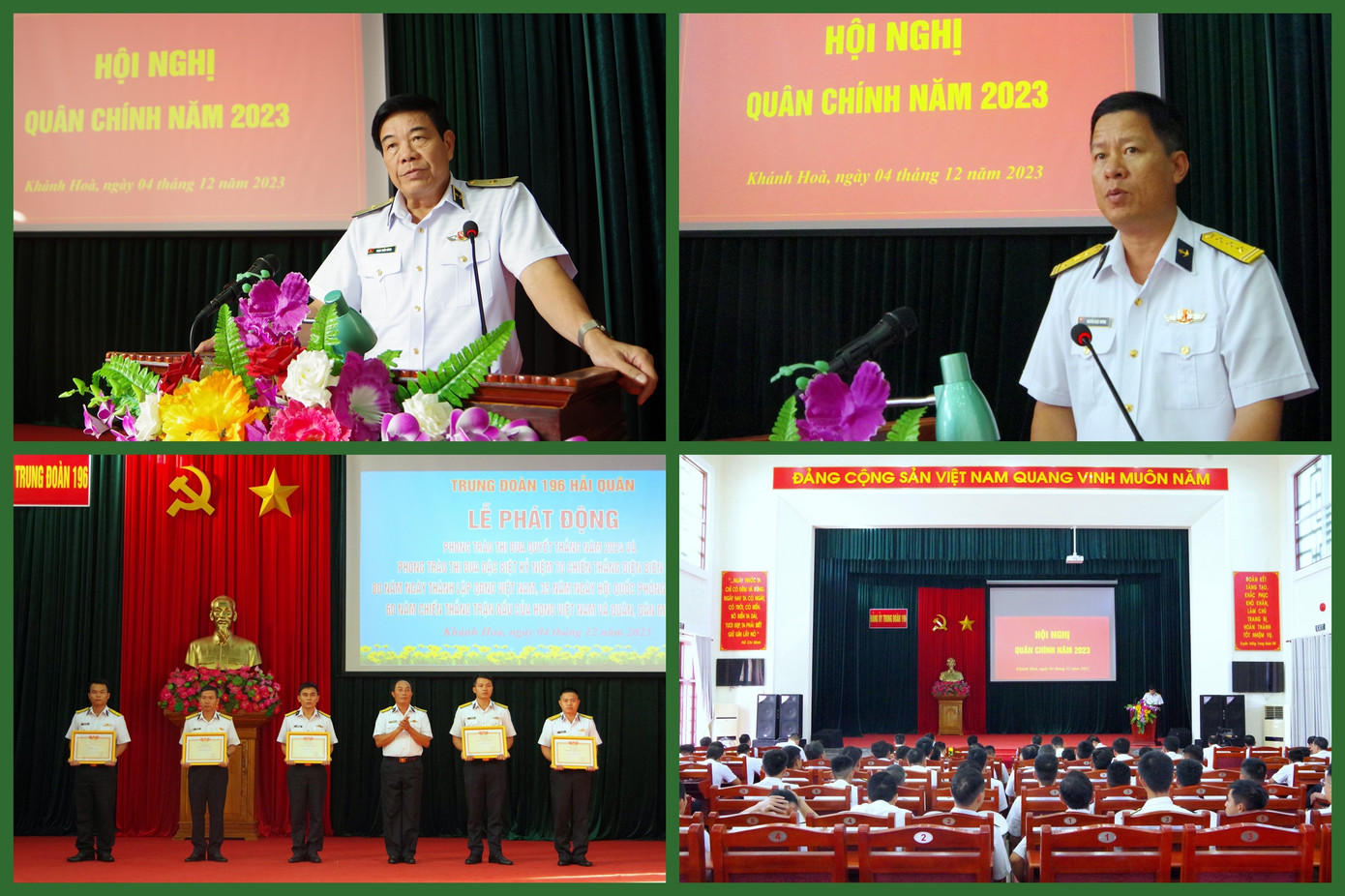 Quang cảnh Hội nghị Quân chính Trung đoàn 196. Quang cảnh Hội nghị Quân chính Trung đoàn 196.