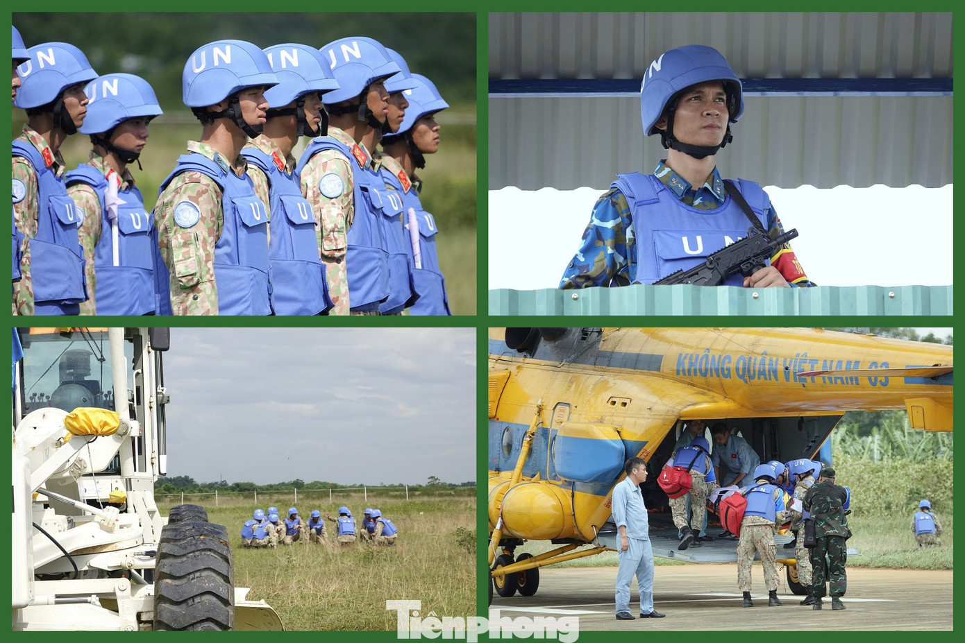 Sau 2 ngày huấn luyện lý thuyết chung, 3 ngày huấn luyện thực hành kỹ năng chuyên ngành và 3 ngày hợp luyện các tình huống tổng hợp, các lực lượng tham gia huấn luyện trình diễn thực hành tình huống: Lực lượng GGHB LHQ bị thương do gặp vật nổ trong quá trình tác nghiệp.
