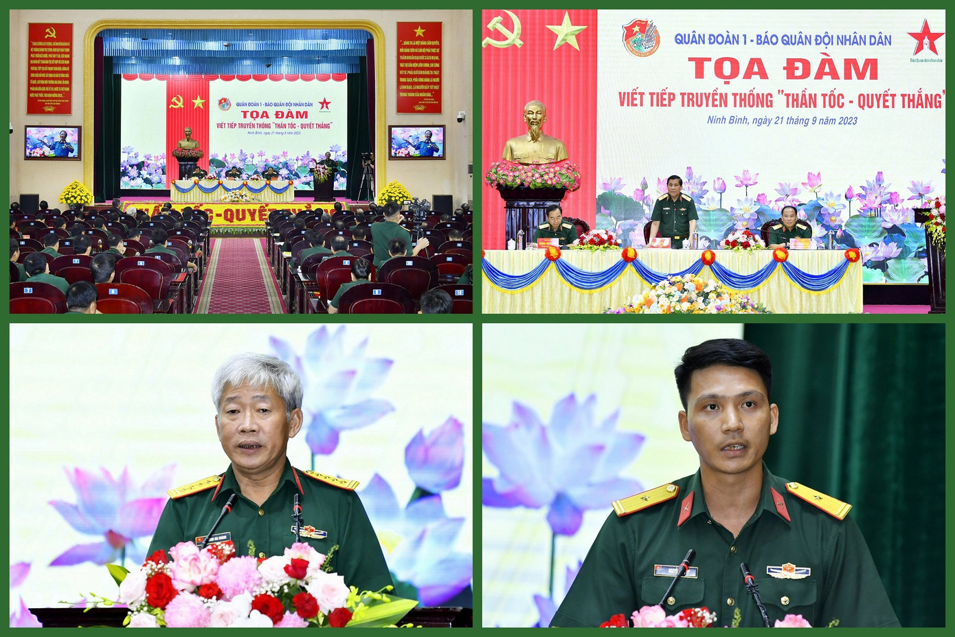 Hơn 30 ý kiến phát biểu và gửi tham luận đã phản ánh khá toàn diện, đầy đủ và sâu sắc về chặng đường 50 năm xây dựng, chiến đấu và trưởng thành của Quân đoàn 1