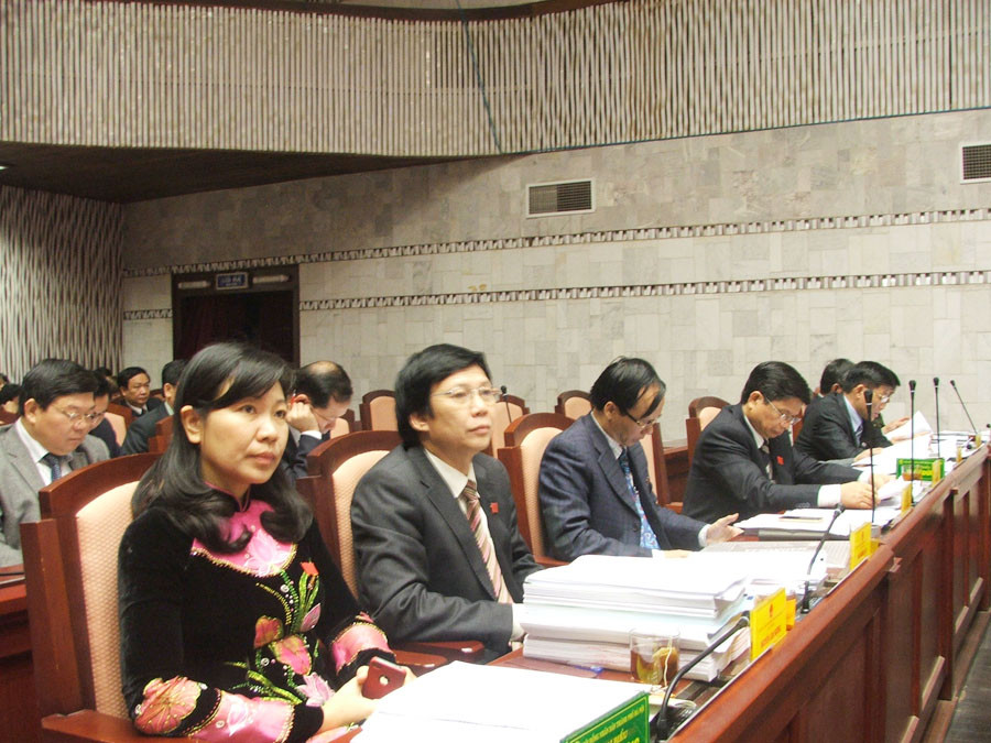 Phiên họp khai mạc hội đồng nhân dân Thành phố Hà Nội sáng nay. Ảnh: Minh Tuấn. Phiên họp khai mạc HĐND Thành phố Hà Nội sáng nay. Ảnh: Minh Tuấn