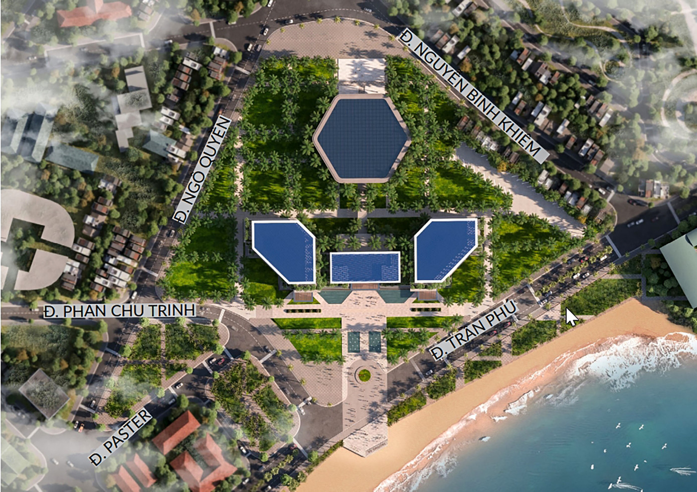 Theo UBND tỉnh Khánh Hòa, dự án sẽ được triển khai tại khu đất số 1 Trần Phú, phường Xương Huân, TP Nha Trang với diện tích rộng hơn 2,3 ha. Giai đoạn 1 (không bao gồm Trung tâm hội nghị tỉnh Khánh Hòa) sẽ được xây dựng trên phần diện tích đất của trụ sở HĐND, UBND tỉnh và khu liên cơ 1 hiện hữu. Theo UBND tỉnh Khánh Hòa, dự án sẽ được triển khai tại khu đất số 1 Trần Phú, phường Xương Huân, TP Nha Trang với diện tích rộng hơn 2,3 ha. Giai đoạn 1 (không bao gồm Trung tâm hội nghị tỉnh Khánh Hòa) sẽ được xây dựng trên phần diện tích đất của trụ sở HĐND, UBND tỉnh và khu liên cơ 1 hiện hữu.