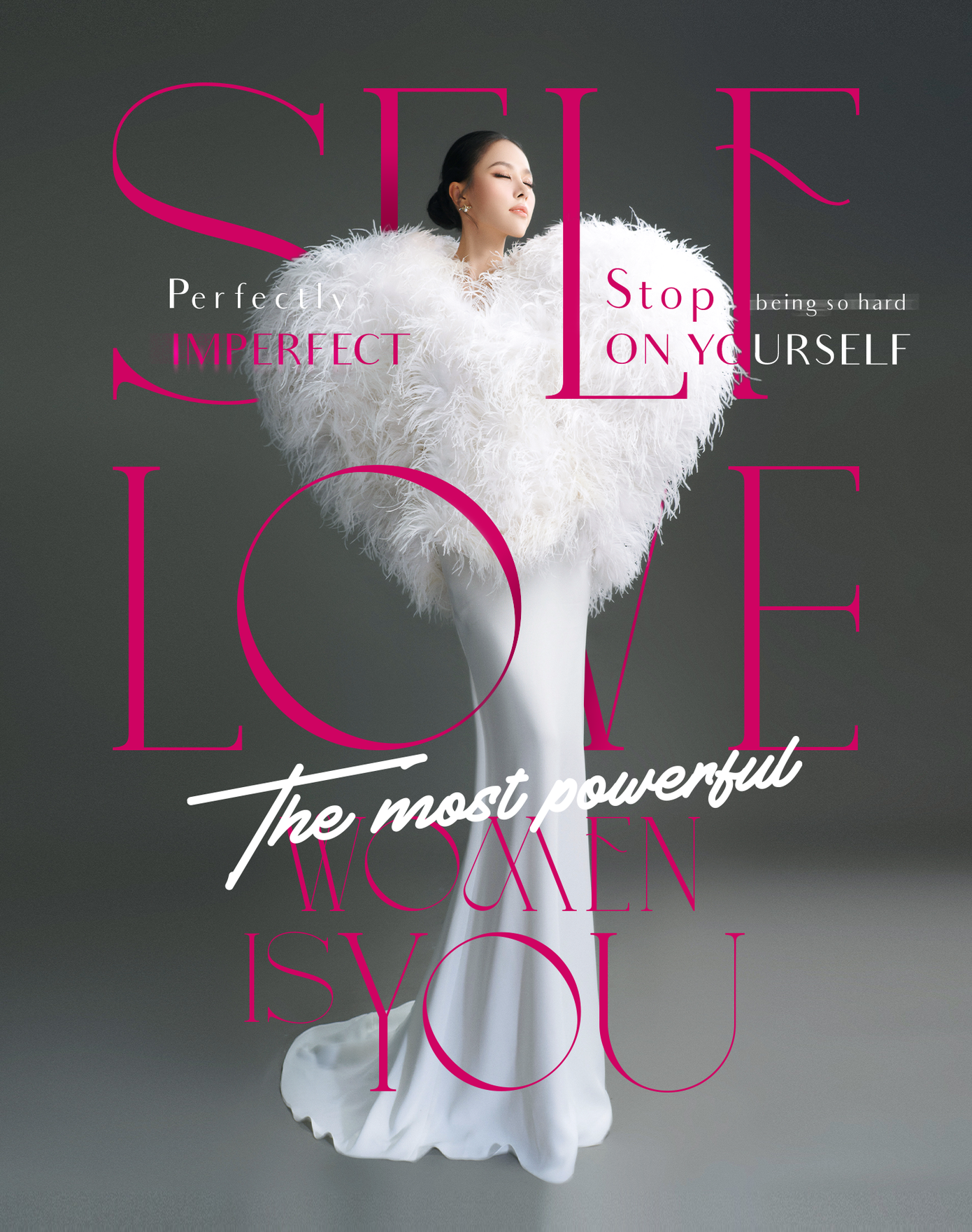 Ngọc Hằng thực hiện bộ ảnh với chủ đề về nữ quyền.