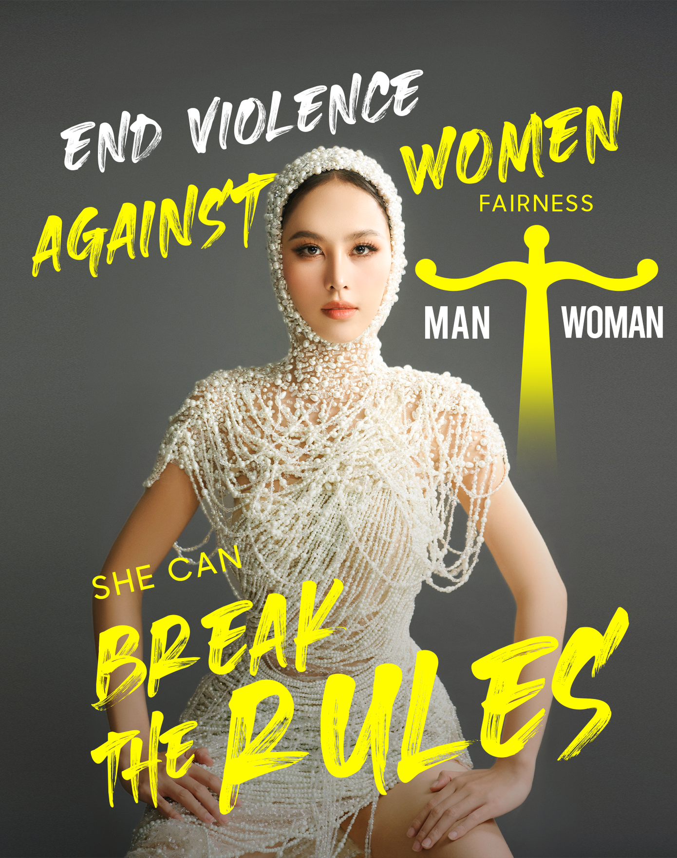 Ngọc Hằng thực hiện bộ ảnh với chủ đề về nữ quyền.