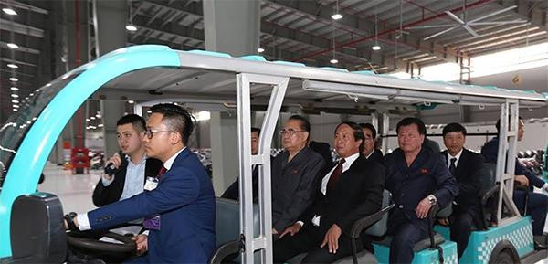 Xe điện Việt “góp mặt” trong chuyến thăm Vingroup của lãnh đạo Triều Tiên ảnh 2