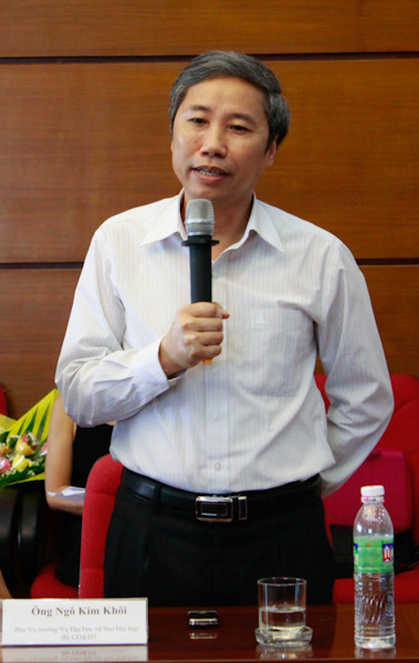  Ông Ngô Kim Khôi - Phó Vụ trưởng Vụ Giáo dục Đại học - Bộ GD&ĐT