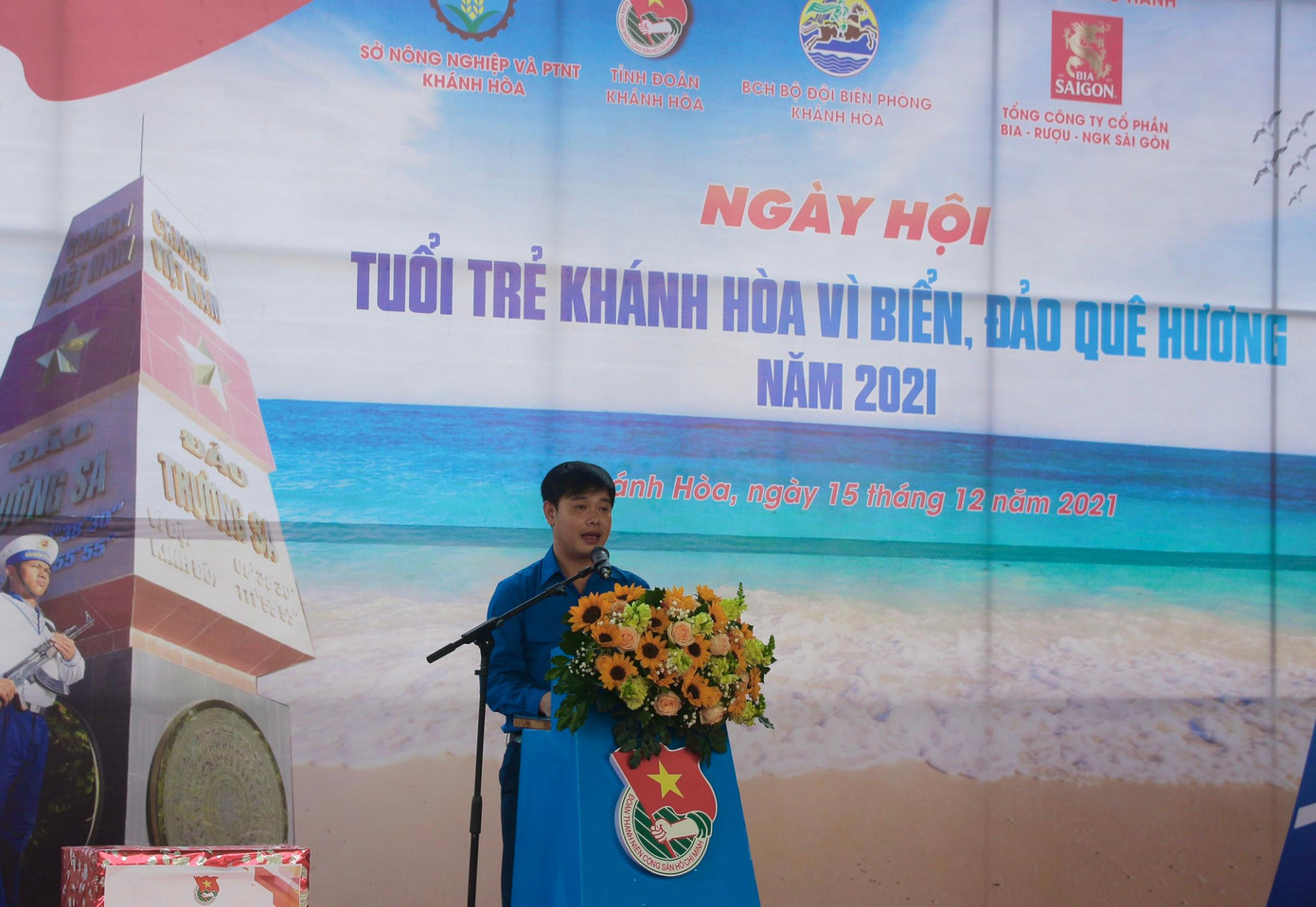 Anh Bùi Hoài Nam phát động ngày hội &quot;Tuổi trẻ Khánh Hoà vì biển, đảo quê hương&quot;