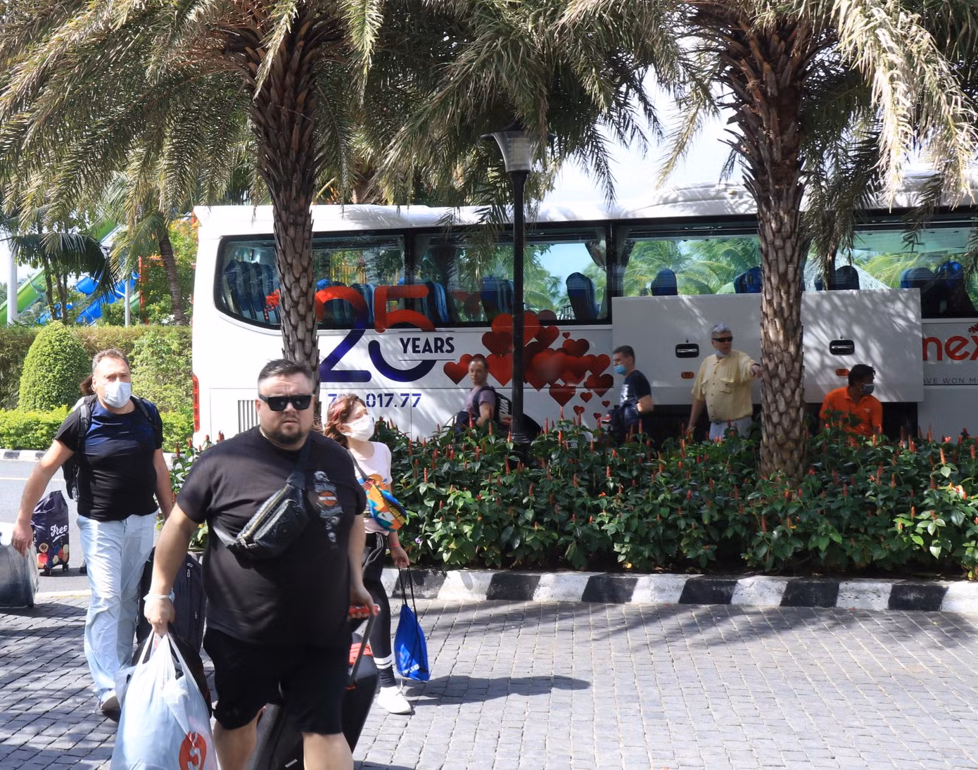 Du khách Nga đến nghỉ dưỡng tại Cam Ranh Riviera Beach Resort - Bãi Dài