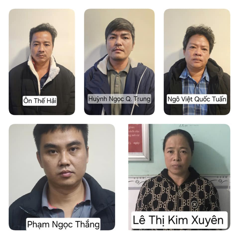 Các bị can trong vụ án. Các bị can trong vụ án.