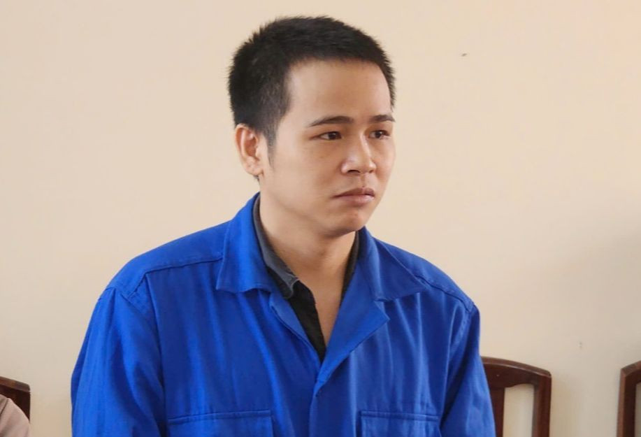 Bị cáo Nguyễn Văn Huy tại toà. Bị cáo Nguyễn Văn Huy tại toà.