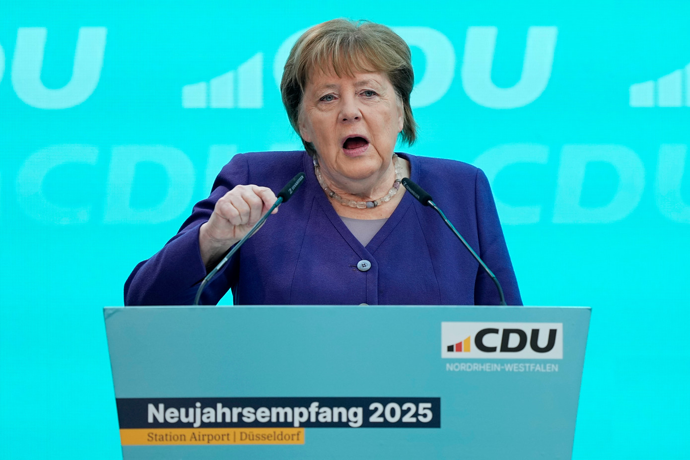 Cựu Thủ tướng Đức Angela Merkel. (Ảnh: AP) Cựu Thủ tướng Đức Angela Merkel. (Ảnh: AP)