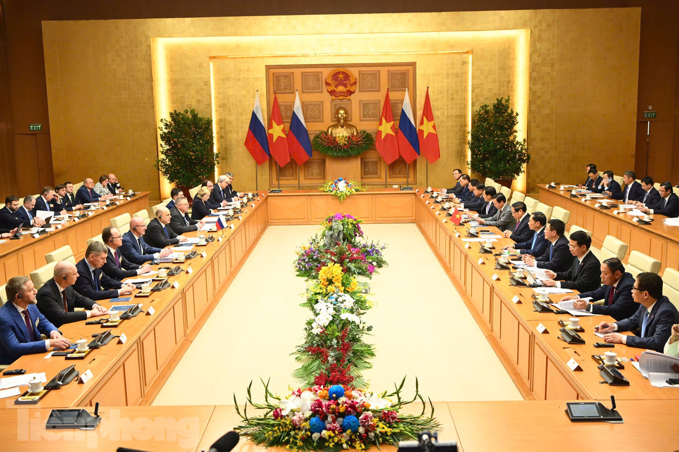 Toàn cảnh cuộc hội đàm. (Ảnh: Như Ý)