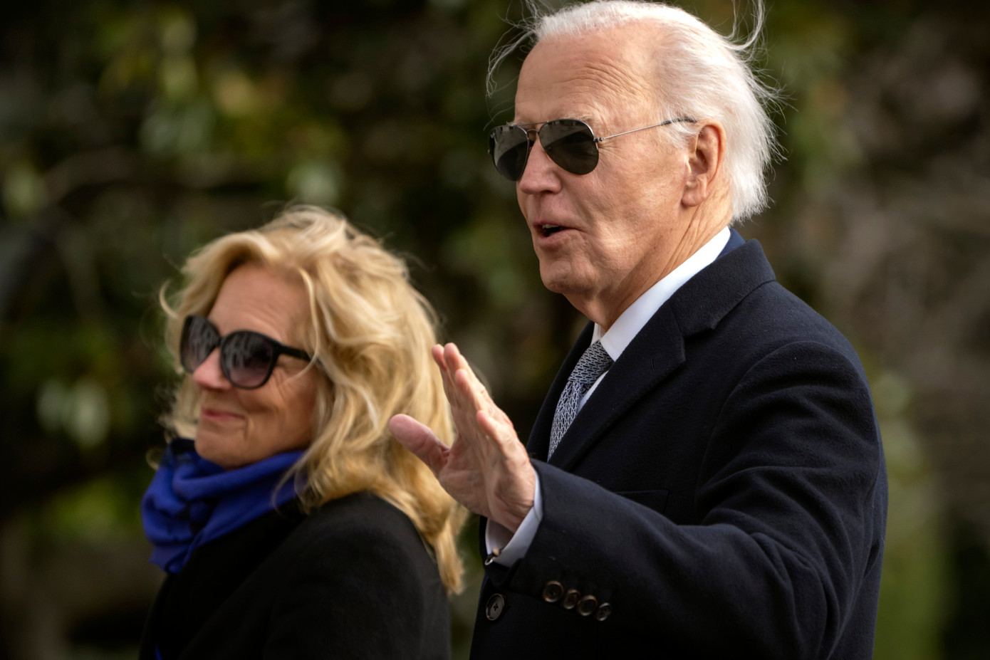 Tổng thống Mỹ Joe Biden và Phu nhân. (Ảnh: AP)