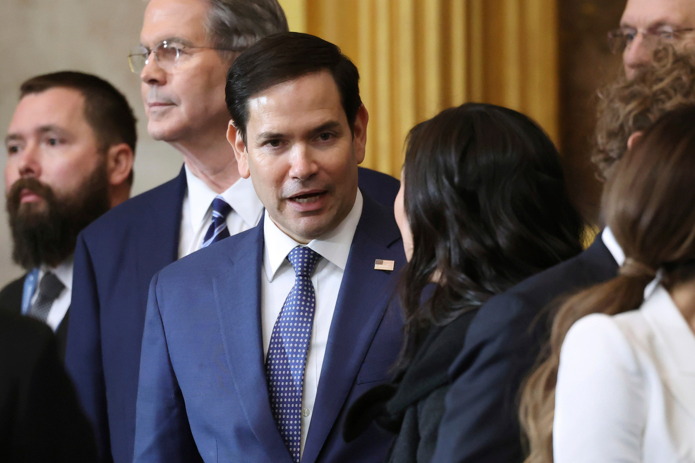 Ông Marco Rubio dự lễ nhậm chức của Tổng thống Donald Trump tại Điện Capitol, ngày 20/1. (Ảnh: AP) Ông Marco Rubio dự lễ nhậm chức của Tổng thống Donald Trump tại Điện Capitol, ngày 20/1. (Ảnh: AP)