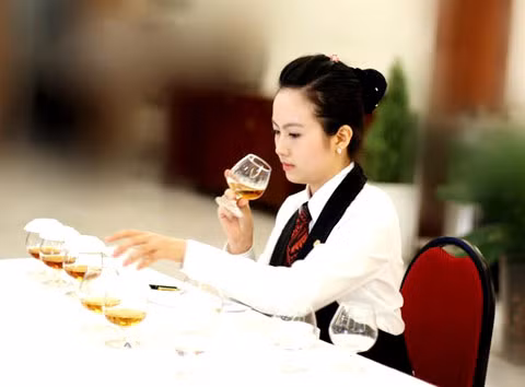 Những ngày đầu mới học ngửi rượu khiến cô nhiều lần muốn xỉn vì không quen
