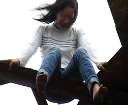 Nhiều khả năng cô gái này muốn tự tử