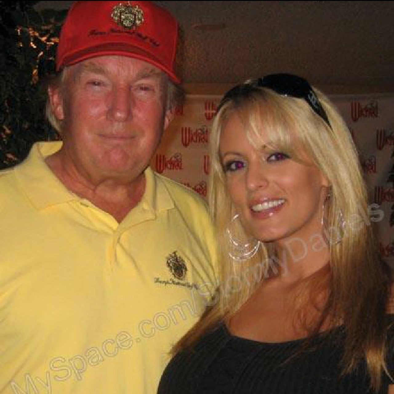 Stormy Daniels gặp Donald Trump vào năm 2006. Ảnh: MySpace.