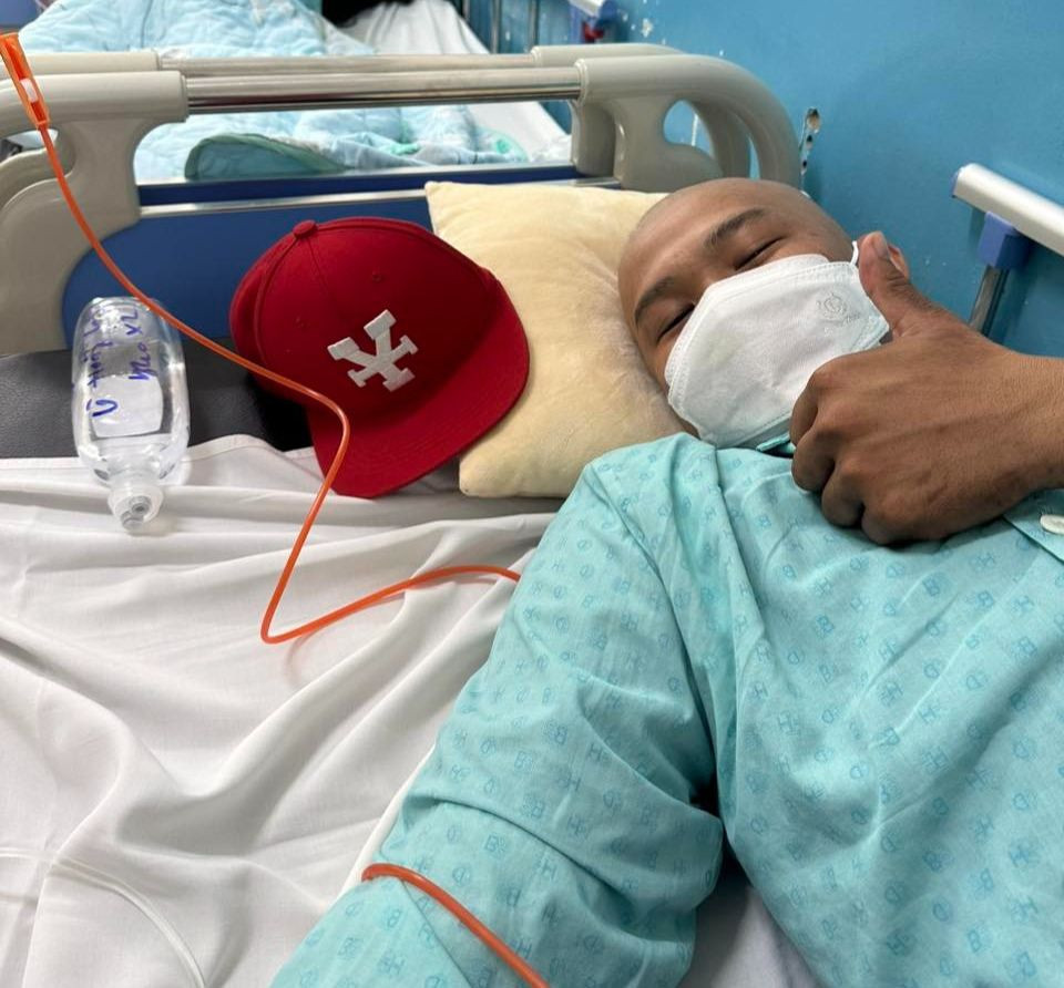 Long Nón Lá đang trong quá trình điều trị bệnh ung thư. Ảnh: FBNV.