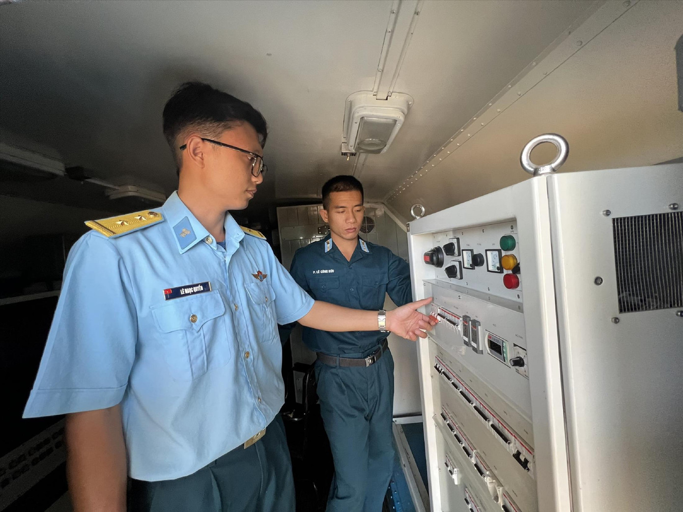 Trung úy Lê Ngọc Quyền, Đài trưởng tại Trạm Ra đa 20.