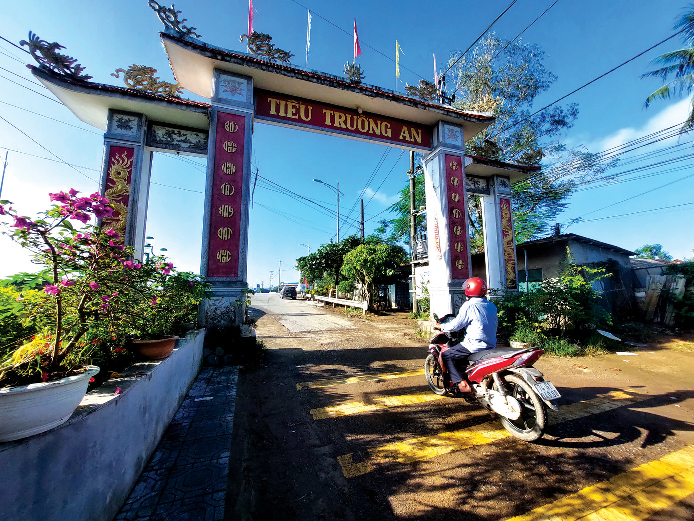 Tiểu Trường An từ chợ phiên Cam Lộ. Ảnh: Trần Tuấn