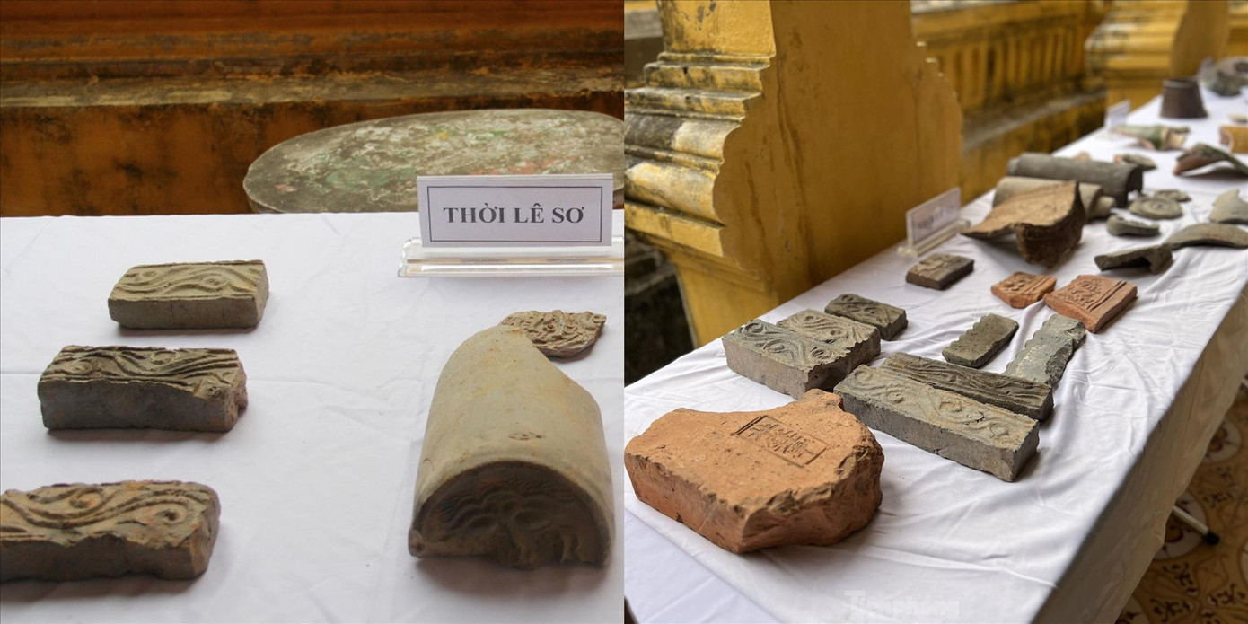 Di vật gạch, ngói, gốm liên quan đến quá trình phát triển kiến trúc và đời sống hoàng cung