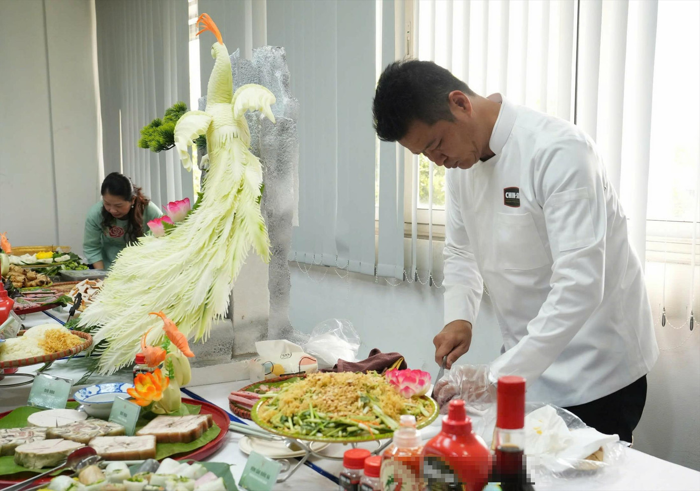 Ẩm thực Việt giao lưu với ẩm thực quốc tế. Ảnh: KỲ SƠN Ẩm thực Việt giao lưu với ẩm thực quốc tế. Ảnh: KỲ SƠN