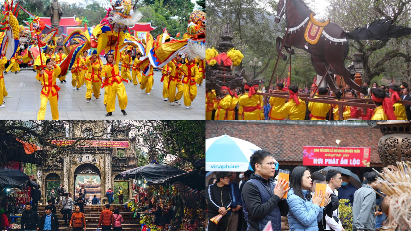 Người dân đổ dồn về hàng chục lễ hội lớn diễn ra ngay sau Tết Nguyên đán. Người dân đổ dồn về hàng chục lễ hội lớn diễn ra ngay sau Tết Nguyên đán.