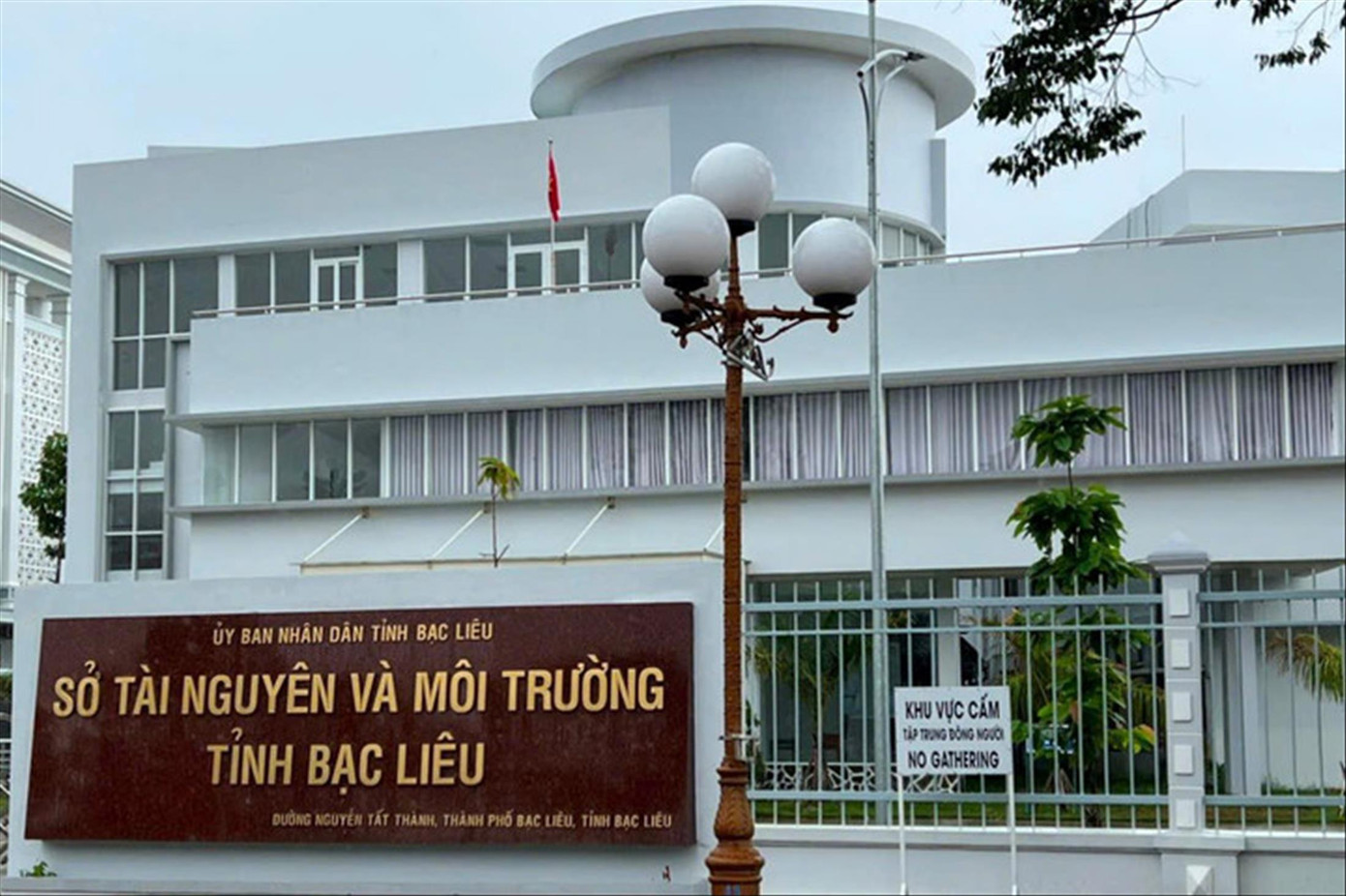 Trụ sở Sở Tài nguyên và Môi trường tỉnh Bạc Liêu