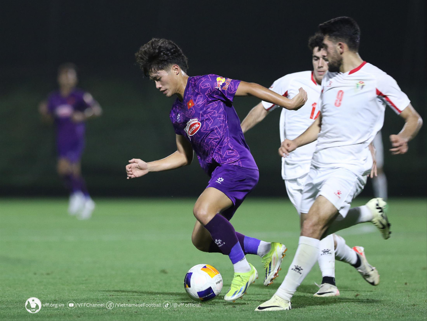 U23 Việt Nam đã thể hiện tốt trong trận hòa 0-0 trước U23 Jordan. Ảnh: Anh Đoàn