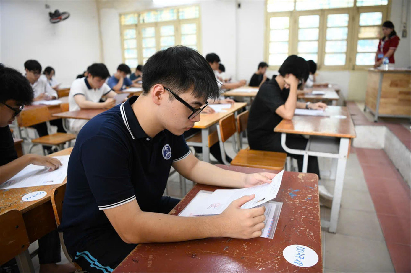 Thí sinh tham dự kì thi tốt nghiệp THPT năm 2024. Ảnh: Như Ý