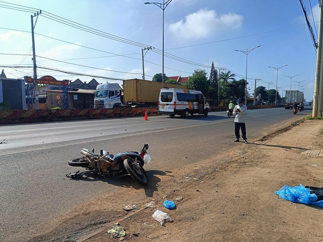 Hiện trường vụ tai nạn