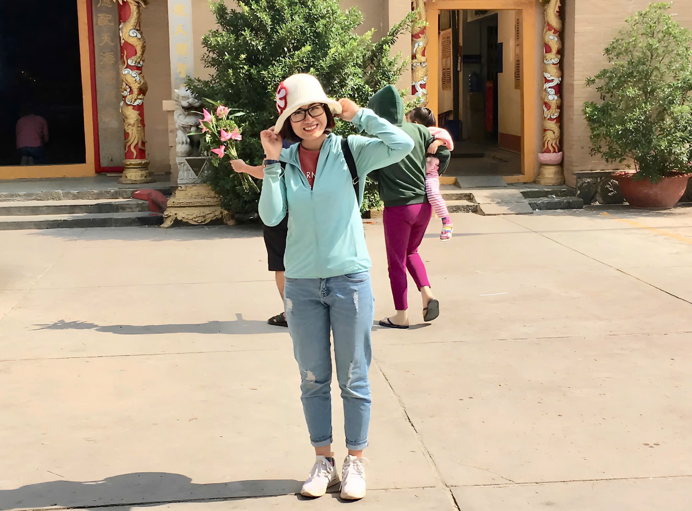 Chị Huyền thời điểm chưa bị tạt axit. Ảnh: NVCC. Chị Huyền thời điểm chưa bị tạt axit. Ảnh: NVCC.