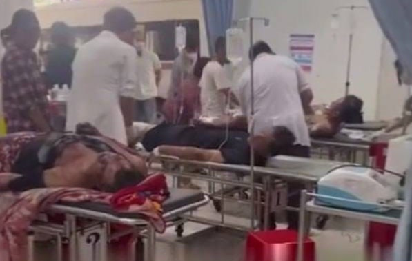 Các bệnh nhân được điều trị tại bệnh viện. Ảnh: Thanh Quan. Các bệnh nhân được điều trị tại bệnh viện. Ảnh: Thanh Quan.