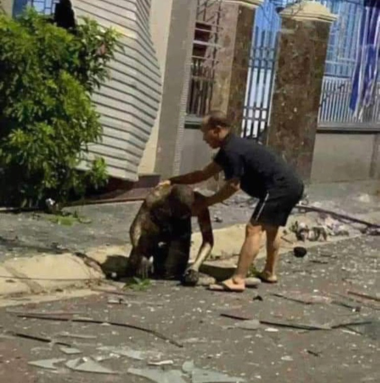 Nạn nhân vụ nổ xảy ra huyện Kiến Thụy (Hải Phòng).