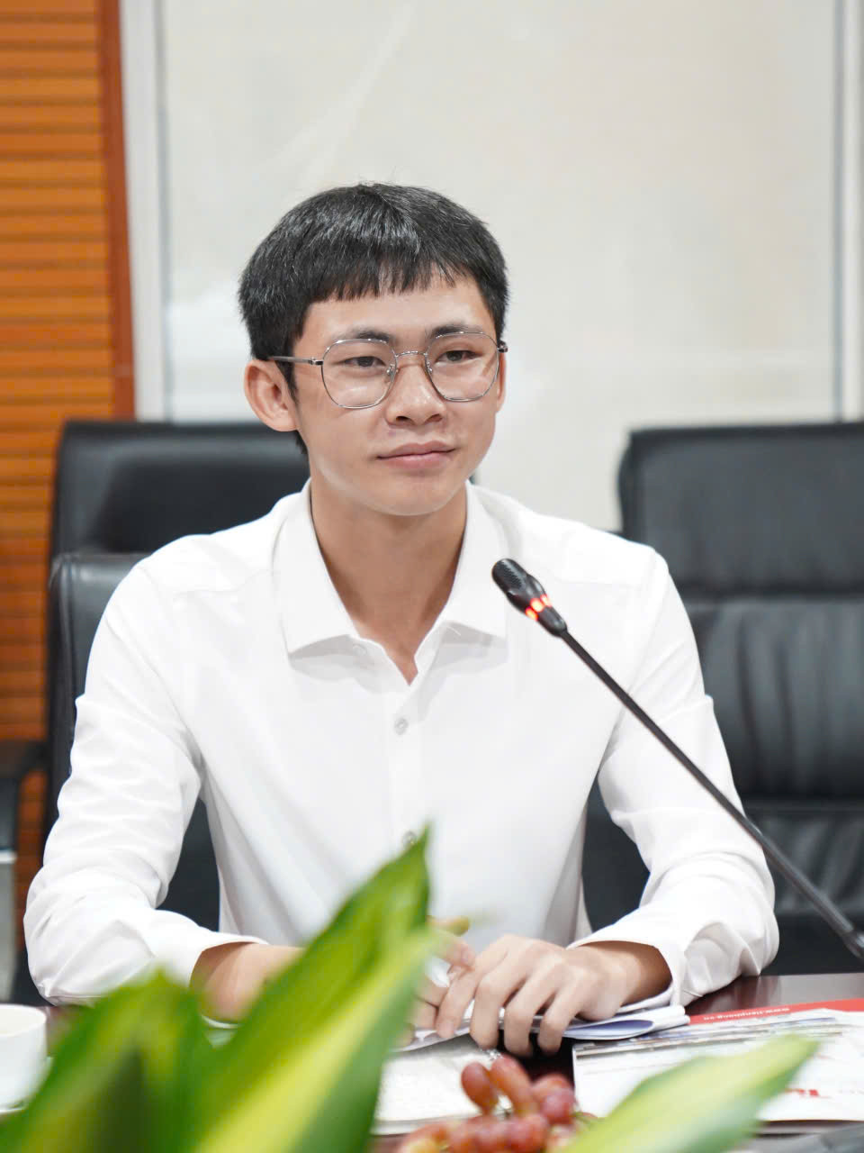 Bạn Phạm Nhật Huy, sinh viên ĐH Bách khoa Hà Nội. Ảnh: Hoàng Mạnh Thắng Bạn Phạm Nhật Huy, sinh viên ĐH Bách khoa Hà Nội. Ảnh: Hoàng Mạnh Thắng