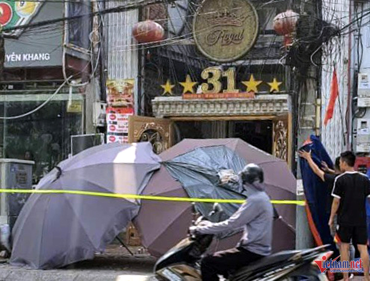 Hiện trường vụ việc. Ảnh: Tiến Dũng